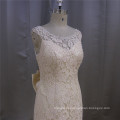 French Lace Slim Mermaid Bridal Gown Beading